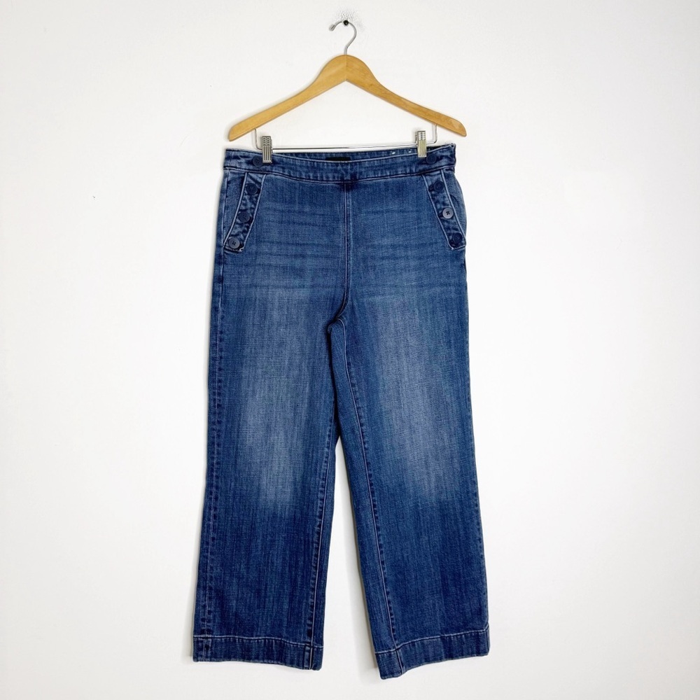 Talbots Wide Leg Jeans – Size 14 Petite – Medium Wash